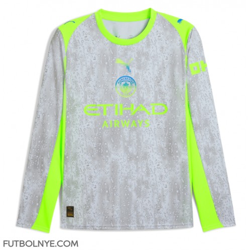 Camiseta Manchester City Tercera Equipación 2025-26 manga larga